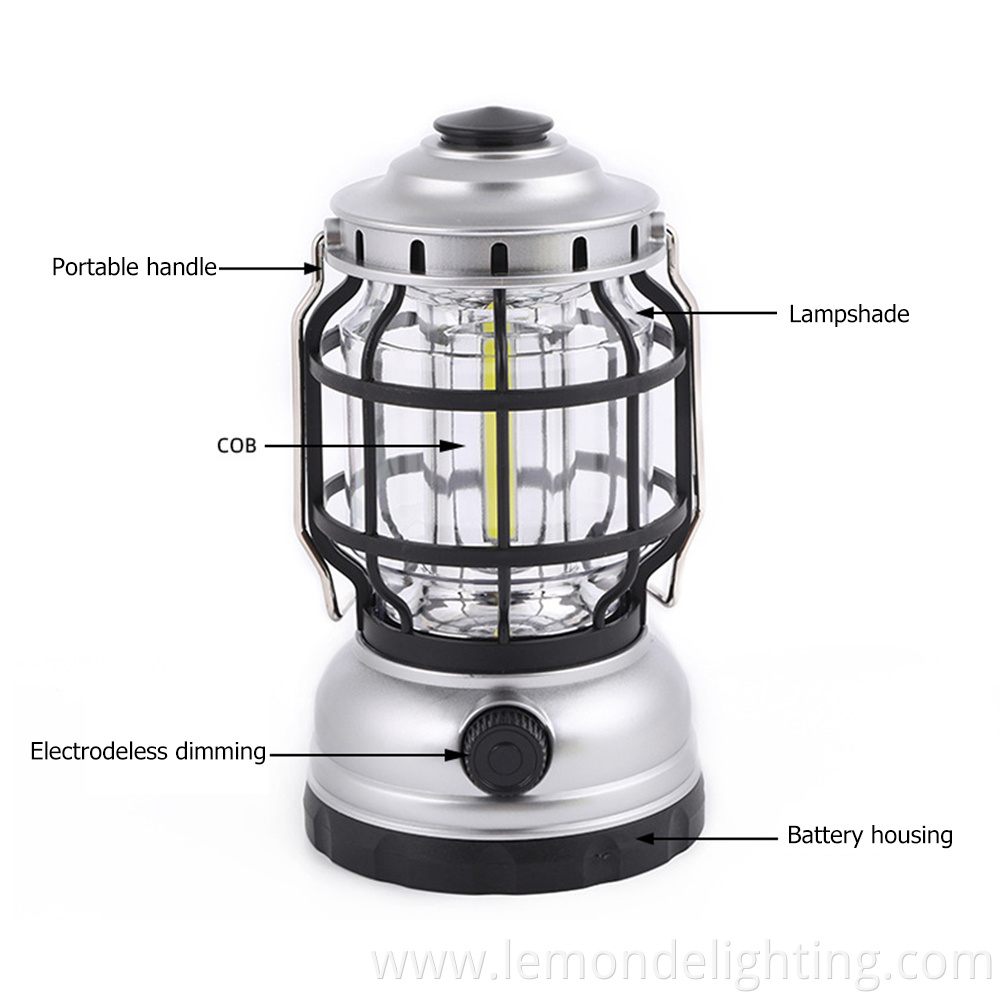 led camping light rechargeable